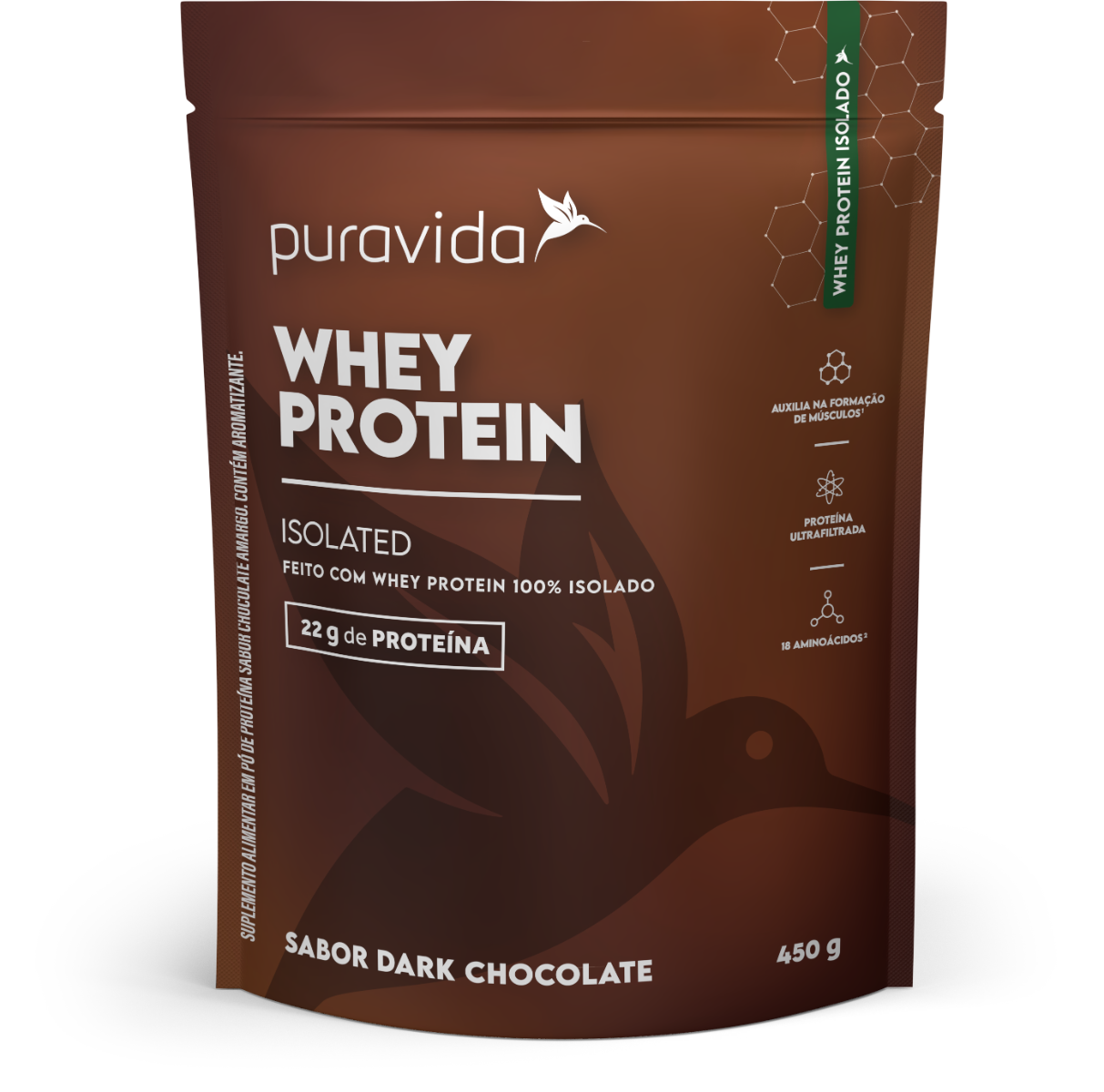 Whey Protein Isolado Chocolate 450G Whey Protein Isolado Chocolate 450G
