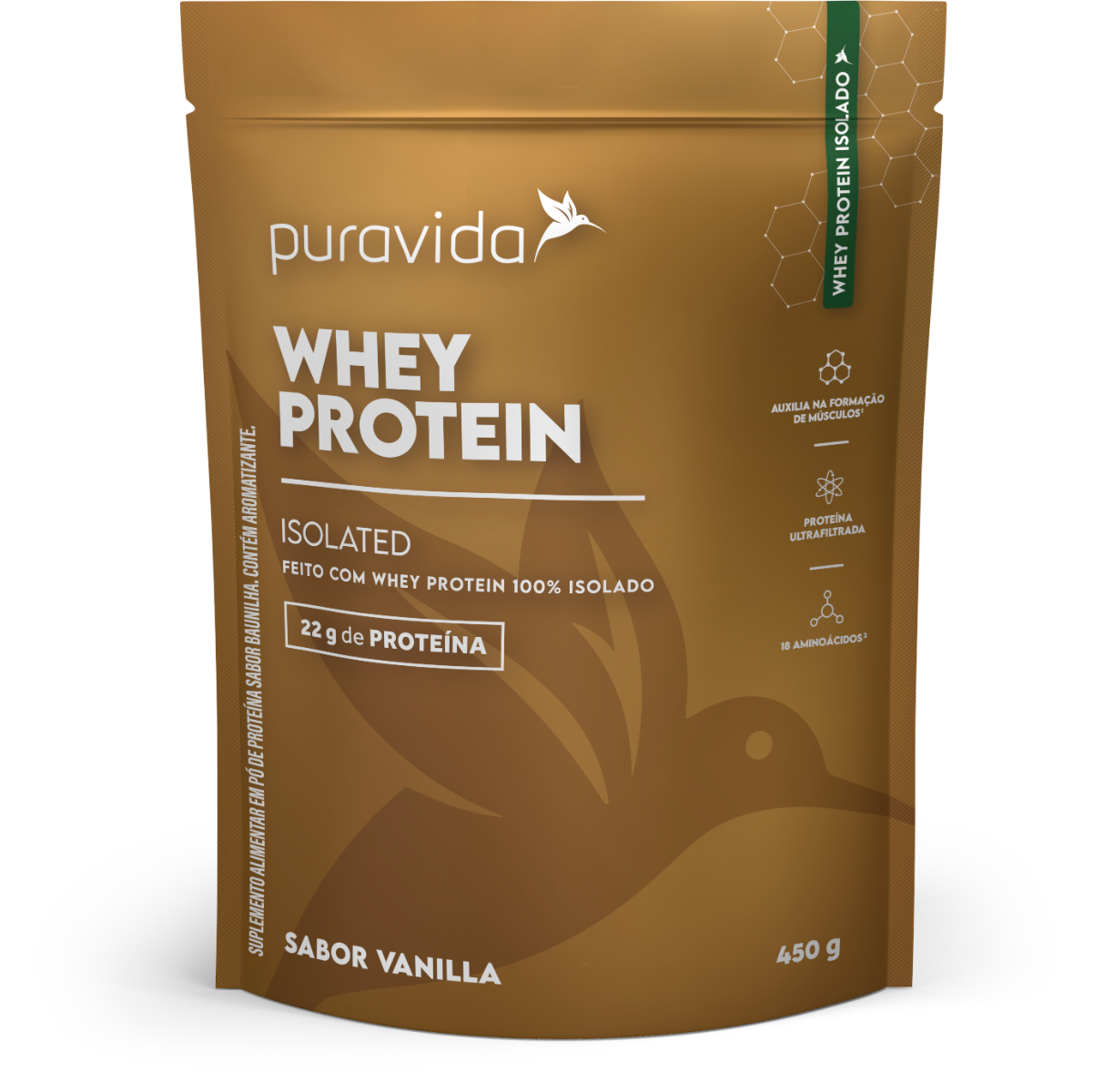 Whey Protein Isolado Vanilla 450G Whey Protein Isolado Vanilla 450G