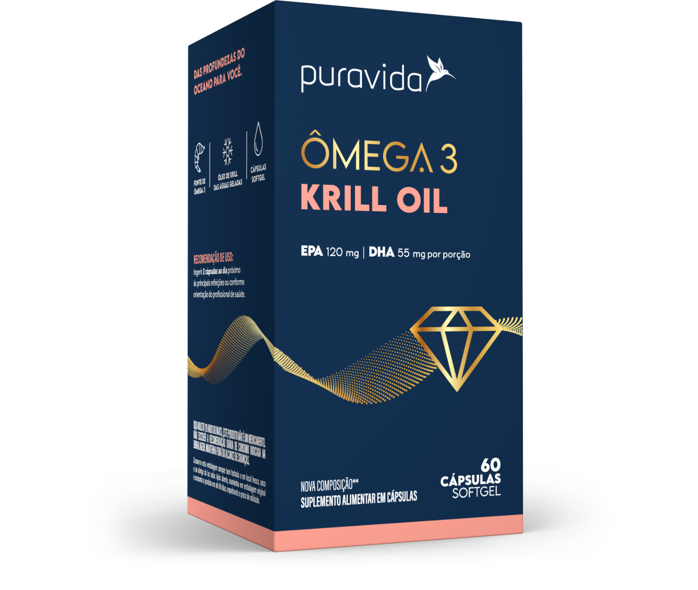 Ômega 3 Krill Oil - 60 CÁPS Ômega 3 Krill Oil - 60 CÁPS