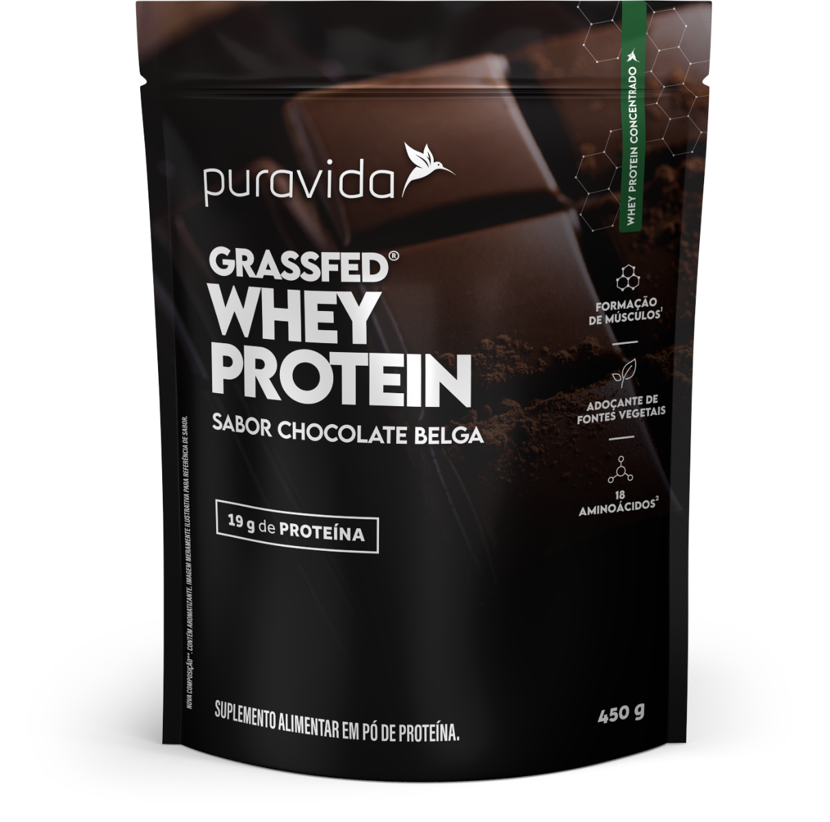 Whey Protein Grassfed Chocolate Belga Whey Protein Grassfed Chocolate Belga
