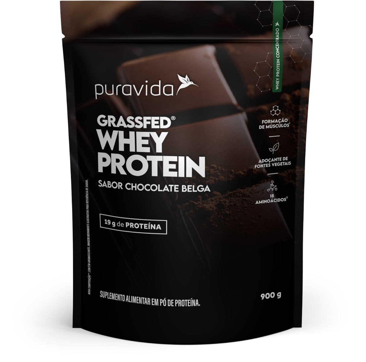Whey Protein Grassfed Chocolate Belga Whey Protein Grassfed Chocolate Belga