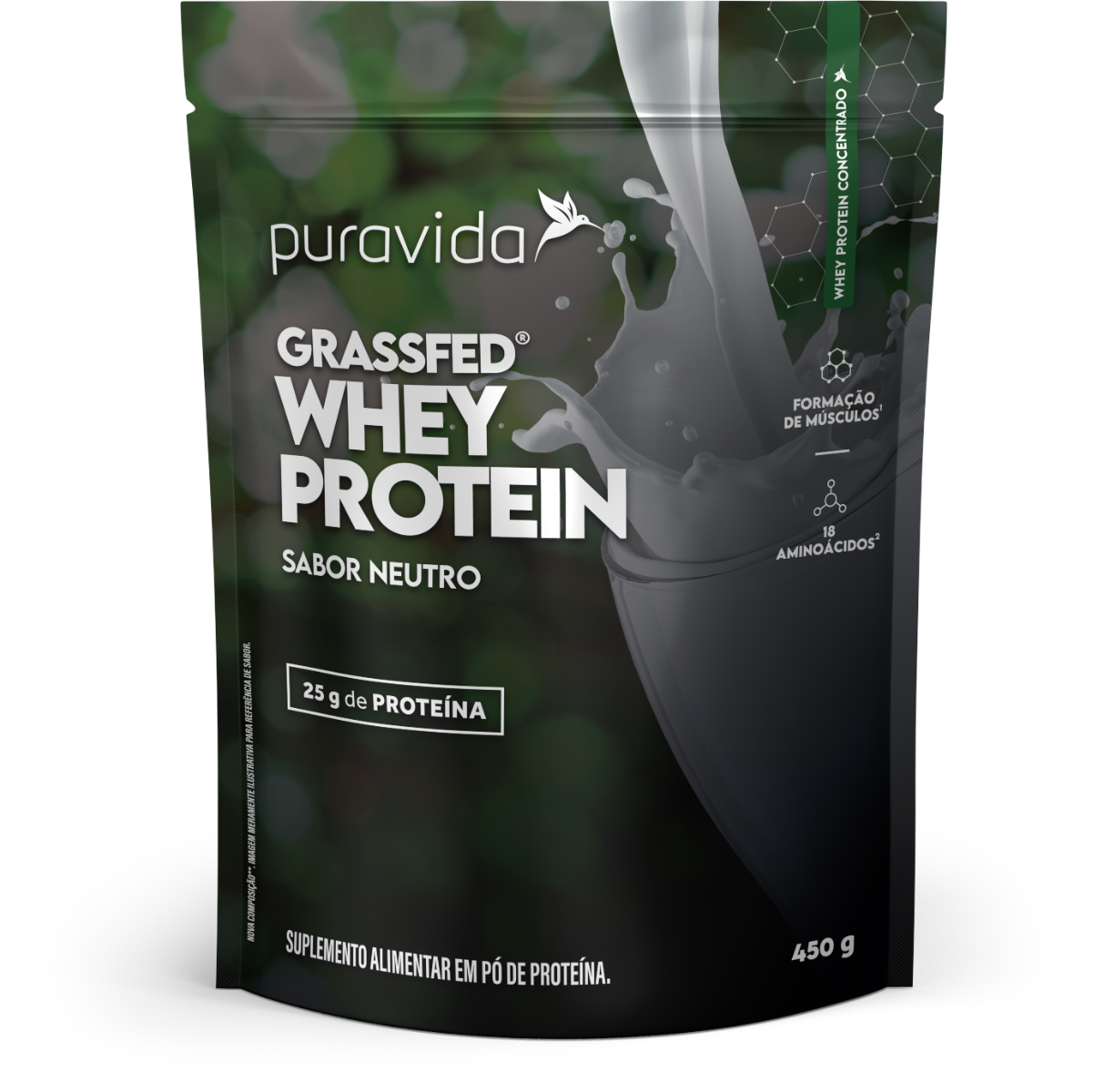Whey Protein Grassfed Neutro 450G Whey Protein Grassfed Neutro 450G