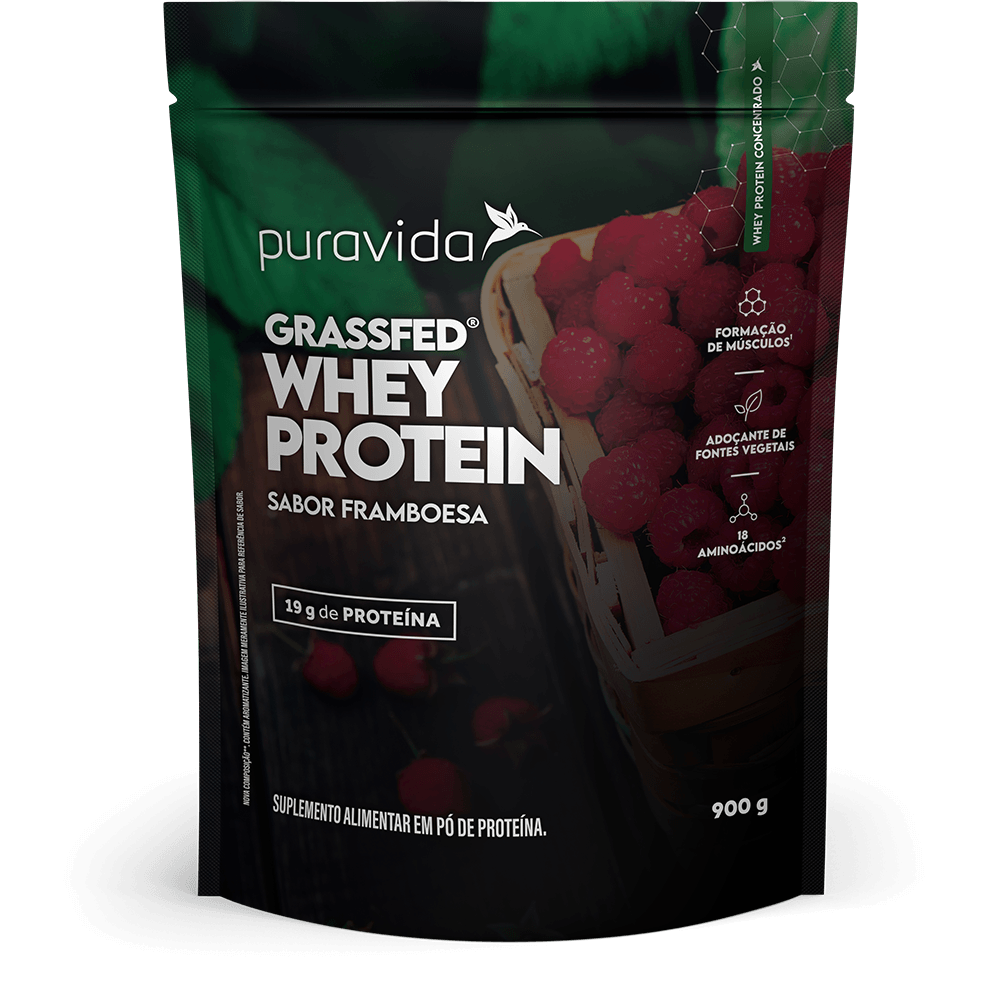 Whey Protein Grassfed Framboesa 900G Whey Protein Grassfed Framboesa 900G