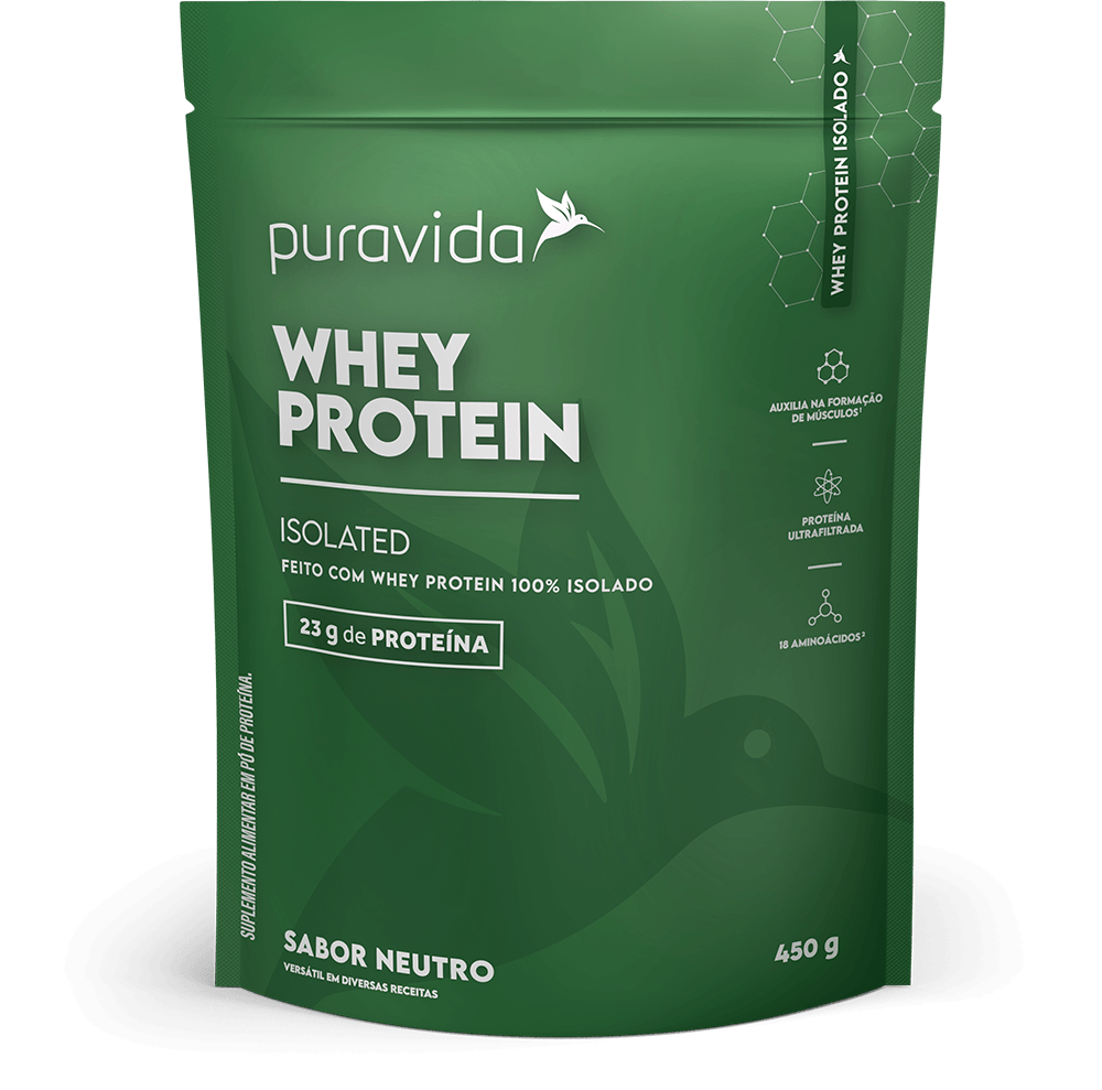Whey Protein Isolado Neutro 450G Whey Protein Isolado Neutro 450G
